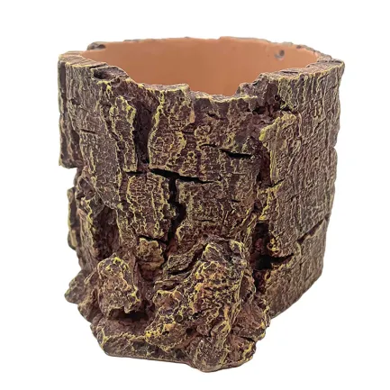 Декорація Hobby Forest Stump 14×12,5×10 см - декоративний пень, поїлка для тераріуму (40848) — Фото 4