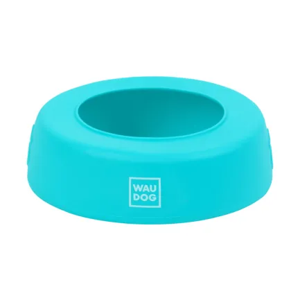 Миска-непроливайка WAUDOG Silicone 1 л блакитний — Фото 3