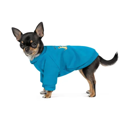 Толстовка Pet Fashion "Peace for Ukraine" для собак, розмір XS, блакитна — Фото 1