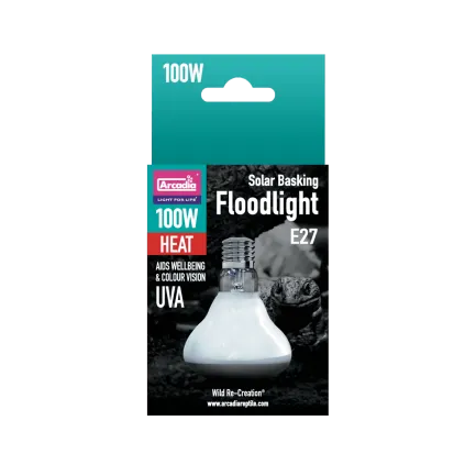 ARCADIA SOLAR BASKING FLOODLIGHT 100 WATT (R2100125) світло-теплова лампа для рептилій