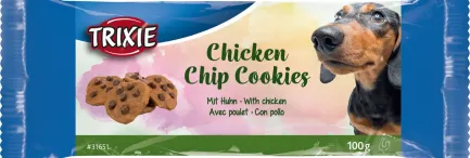 Ласощі Trixie Chicken Chip Cookies для собак, печиво з куркою 100 г — Фото 2