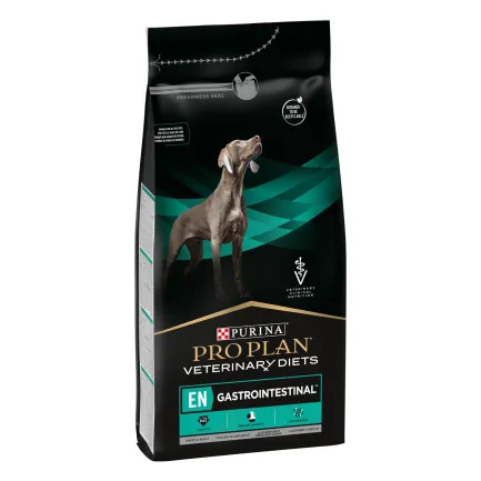 Сухий дієтичний корм PRO PLAN VETERINARY DIETS EN Gastrointestinal для дорослих собак та цуценят для усунення розладів травлення 1,5 кг — Фото 1