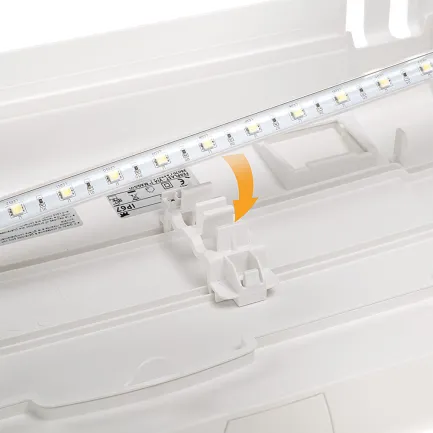 Ferplast CAPRI 60 LED Акваріум скляний з LED-освітленням, білий — Фото 10