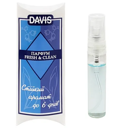 Davis «Fresh &amp; Clean» ДЕВІС «ФРЕШ &amp; КЛІН» парфуми для собак, спрей 0,005 л