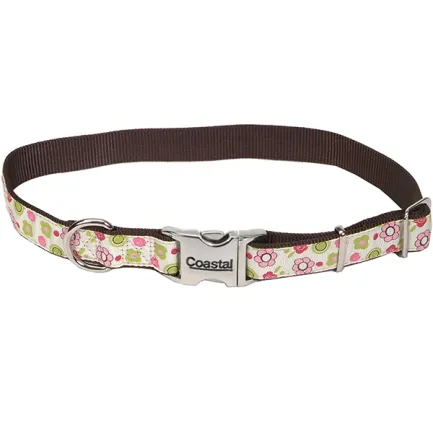 Coastal Pet Attire Ribbon КОСТАЛ РІББОН нашийник для собак, 1.6х30см Квіти троянд
