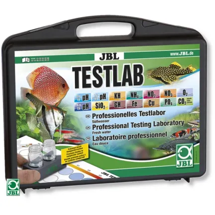 Валіза JBL Testlab з тестами для вимірювання 13 параметрів води в прісноводних акваріумах