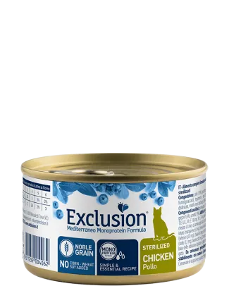 Exclusion Sterilized Chicken корм для стерилізованих котів з куркою 85 г