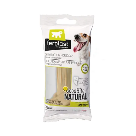 Ferplast GOODB NAT BAG LAMB M 70g Жувальна іграшка для собак