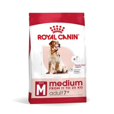 Сухий корм Royal Canin MEDIUM ADULT 7+ для собак зрілого віку середніх порід 15 кг