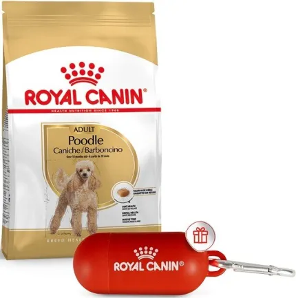 Корм для дорослих собак породи Пудель ROYAL CANIN POODLE ADULT 1.5 кг + диспенсер