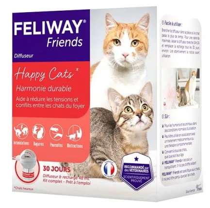 Ceva Фелівей Feliway Френдс дифузор + змінний блок 48мл