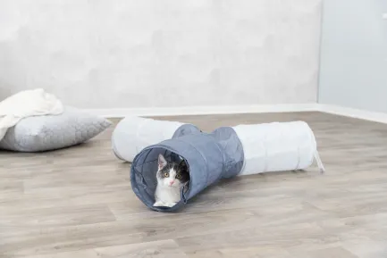 Тунель Trixie для котів ігровий, нейлоновий, 3х22х50 см — Фото 1