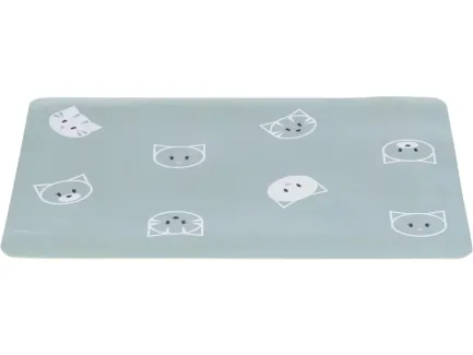 Килимок для посуду Trixie Mimi Cat блакитний 44х28 см (24577)