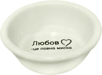 Миска керамічна для собак і котів Lucky Pet 350 мл