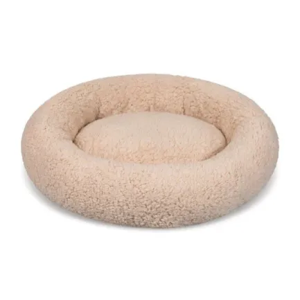 Pet Fashion Teddy лежак для котів 48х48х10 см, бежевий