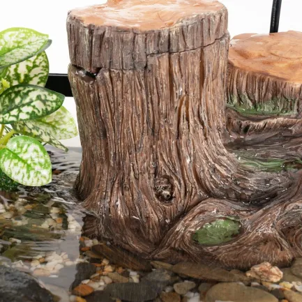 Декоративний фільтр-водоспад Repti-Zoo Turtle Filter Tree (GLB10) у формі кореня для амфібій і тераріумів до 70 літрів — Фото 8