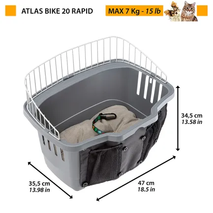 Ferplast ATLAS BIKE RAPID Контейнер велосипед для транспорт тварин — Фото 1
