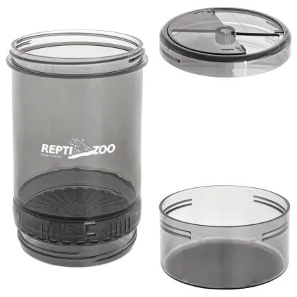 Вітамінізатор, шейкер Repti-Zoo Vita-Calcium (GMB01) для обробки кормових комах кальцієм і вітамінами — Фото 7