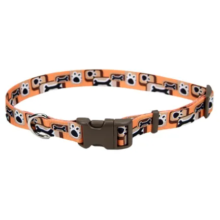 Coastal Pet Attire Styles КОСТАЛ СТАЙЛС нашийник для собак, 2.5х46-66см Помаранчева кістка