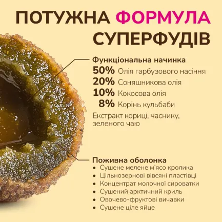 LK Baits Pet Nutrigo Worm-Ex S-M Функціональні ласощі для собак середніх порід з рослинним комплексом для кишківника (Ø 20 мм), 170 г — Фото 4