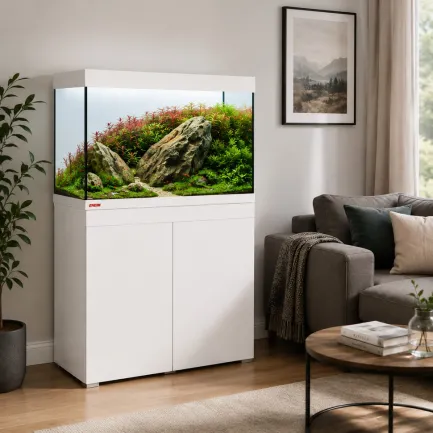 Акваріум Eheim vivaline LED 144 arctic 80×40×45 см з LED, фільтром і нагрівачем, без тумби (0613103) — Фото 6