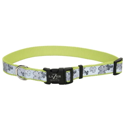 Coastal Lazer Brite Reflective Collar КОСТАЛ ЛАЗЕР БРАЙТ світловідбивний нашийник для собак, 1.6х30-46см Конюшина