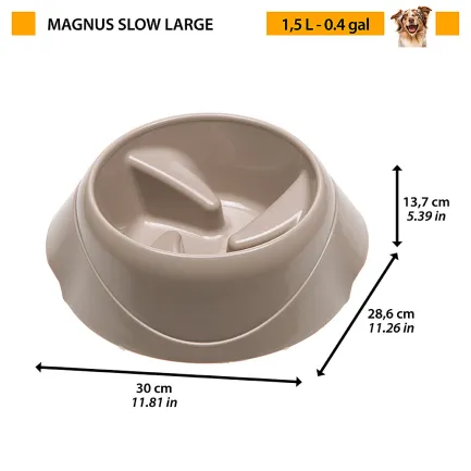 Ferplast MAGNUS SLOW LARGE Миска пластикова — Фото 1
