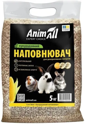 Animall Наповнювач кукурудзяний для гризунів, 5кг