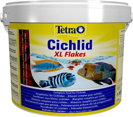 Корм Tetra Cichlid XL Flakes для рибок цихлід, 1,9 кг (пластівці)