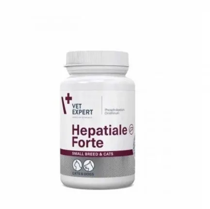 Харчова добавка VetExpert Hepatiale Forte Small Breed&amp;cats для підтримання та захисту функцій печінки у котів і собак малих порід