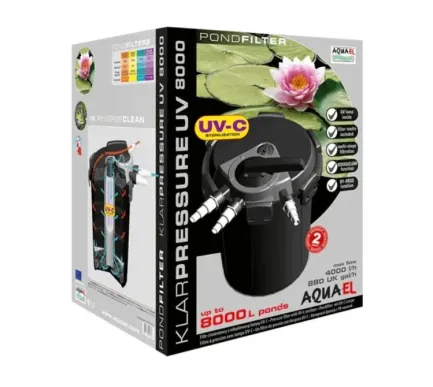 Фільтр Aquael для ставка Klarpressure UV 8000 напірний