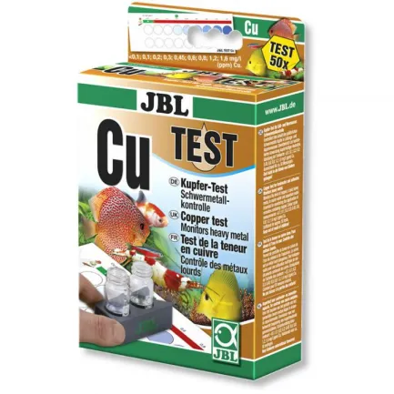 Експрес-тест JBL Cu Copper Test для визначення вмісту міді в ставку, прісноводому і морському акваріумі