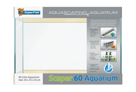 Акваріумний набір SuperFish Scaper 60 (A4051805) для акваскейпінгу — Фото 1