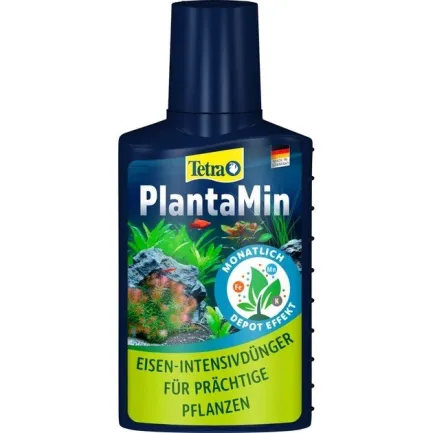 Добриво Tetra для зелених акваріумних рослин PLANTAMIN з залізом на 400л 100мл