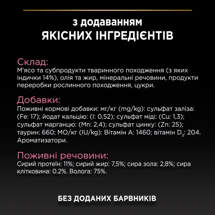 Вологий корм PRO PLAN Delicate для дорослих котів з чутливим травленням мус з індичкою 85 г — Фото 8