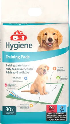 Пелюшки 8in1 Training Pads для собак, 56x56 см, 30 шт
