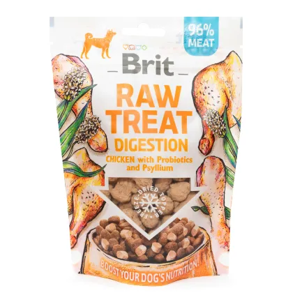 Ласощі для собак Brit Raw Treat freeze-dried Digestion для травлення, курка, 40 г — Фото 4