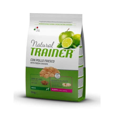 Natural Trainer Super Premium Puppy Maxi сухий корм для цуценят великих порід 3 кг