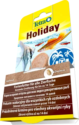 Корм Tetra Min Holiday для акваріумних рибок, на період тривалої відсутності, 30 г (блок) — Фото 1