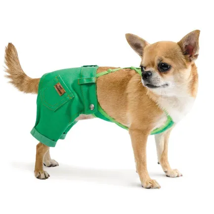 Штани Pet Fashion «Арні» для собак, розмір S, зелені