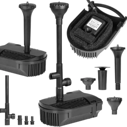 Фонтан-фільтр для ставка Kruger Meier FountainPure 2000 — 3 в 1: насос, фільтр, фонтан (1500 л/год) — Фото 2
