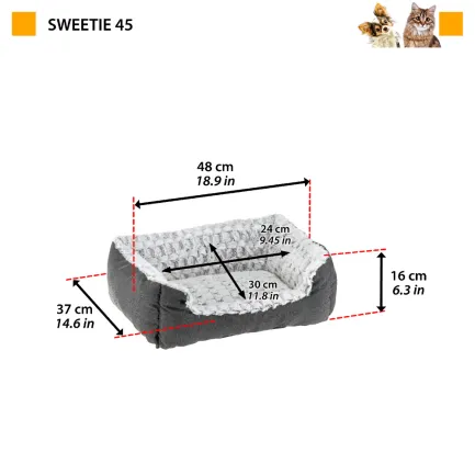 Ferplast SWEETIE 45 BEDDING М'яке місце — Фото 1