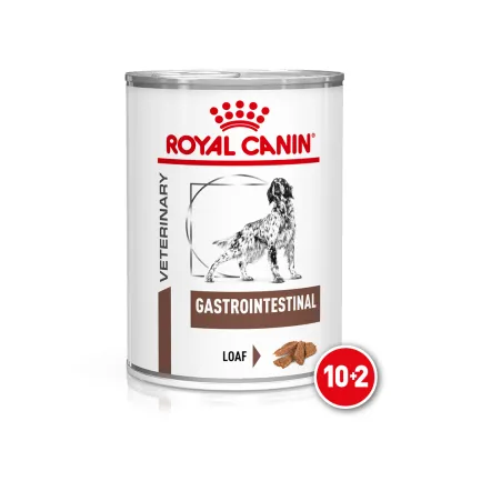 Дієтичний вологий корм Royal Canin GASTROINTESTINAL DOG (паштет) для собак 400 г 10+2