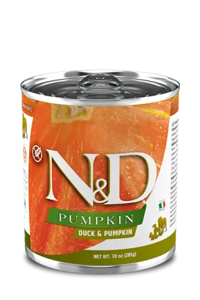 Вологий корм для собак Farmina N&amp;D Grain Free PUMPKIN DUCK ADULT MEDIUM &amp; MAXI беззерновий з гарбузом, качкою 285 г