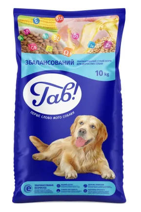 ГАВ сух.корм д/соб. з м'ясним асорті 10 кг