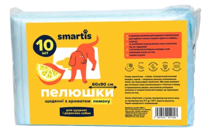 Пелюшки щоденні з ароматом лимону 60*90см (10шт)
