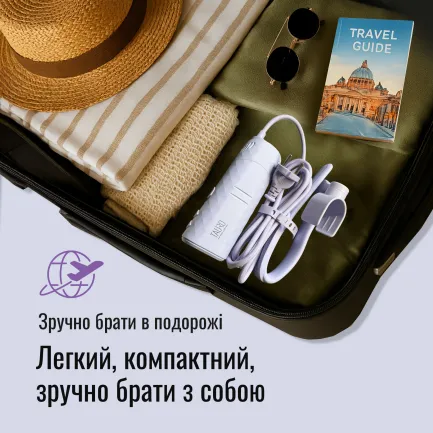 Tauro Pro Line Універсальний фен для тварин із гнучкою системою кріплення на шиї, з вилкою ЄС, фіолетовий — Фото 10