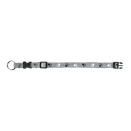 Нашийник Trixie Silver Reflect для собак, світловідбиваючий, XS-S: 22-35 см/15 мм, сірий
