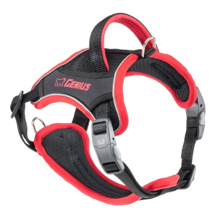 Ferplast GENIUS SMALL RED HARNESS нейлонова шлея для тварин червона — Фото 3