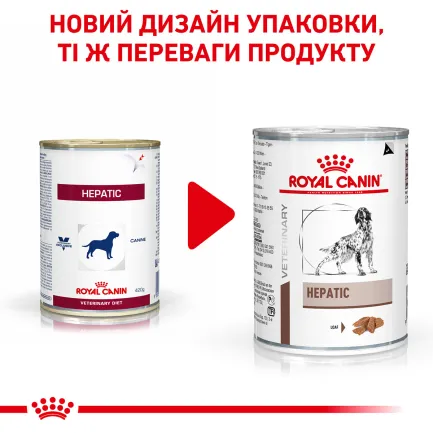 Дієтичний вологий корм Royal Canin HEPATIC DOG (паштет) для собак 420 г — Фото 1